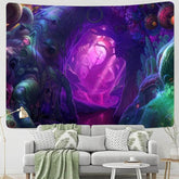 Lofaris Wonderland Dream World Novelty Forest Wall Tapestry